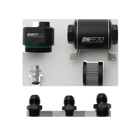 70mm Blt Fuel Filter Regulator 10 Mic w/ 8AN Fittings<br>Universal