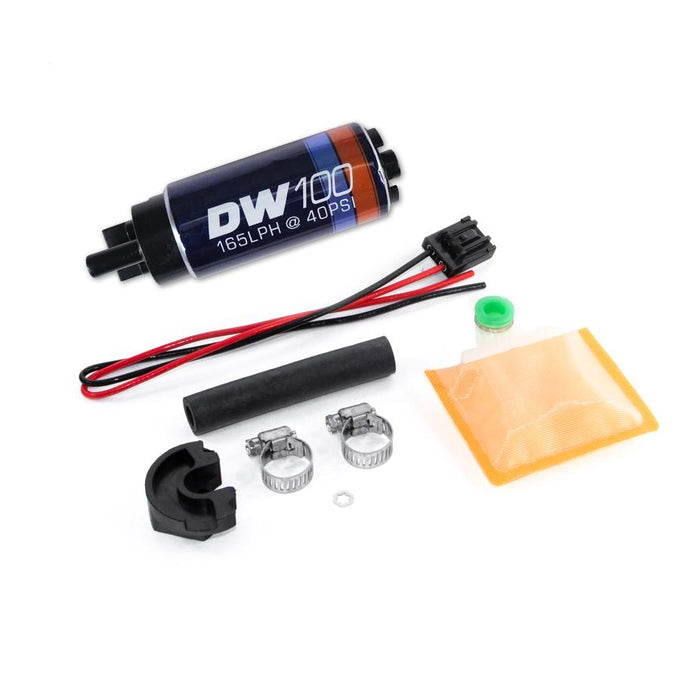 DW100 series, 165lph in-tank fuel pump w/ install kit<br>89-94 Nissan 240sx OE Replacement