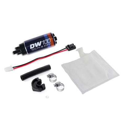 DW100 series, 165lph in-tank fuel pump w/ install kit<br>93-07 Subaru Impreza (exc WRX/STI), 90-07 Legacy
