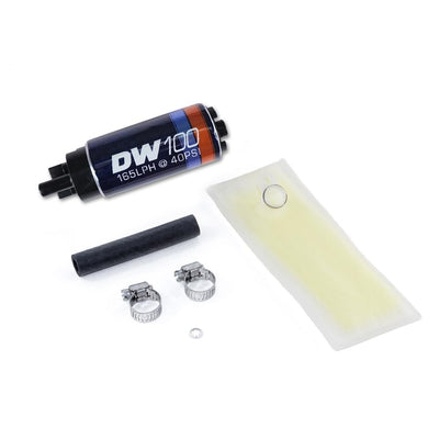 DW100 series, 165lph in-tank fuel pump w/ install kit<br>94-01 Acura Integra, 92-00 Honda Civic OE Replacement