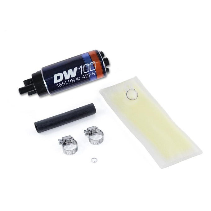 DW100 series, 165lph in-tank fuel pump w/ install kit<br>94-01 Acura Integra, 92-00 Honda Civic OE Replacement