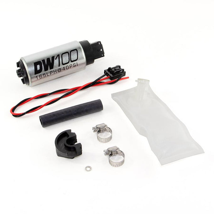 DW100 series, 165lph in-tank fuel pump w/ install kit<br>94-02 Nissan 240sx Silvia S14 S15 OE Replacement