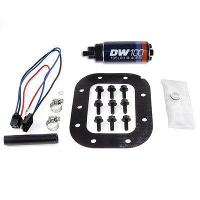 DW100 series, 165lph in-tank fuel pump w/ install kit<br>86-89 Chevy Corvette 5.7L OE Replacement