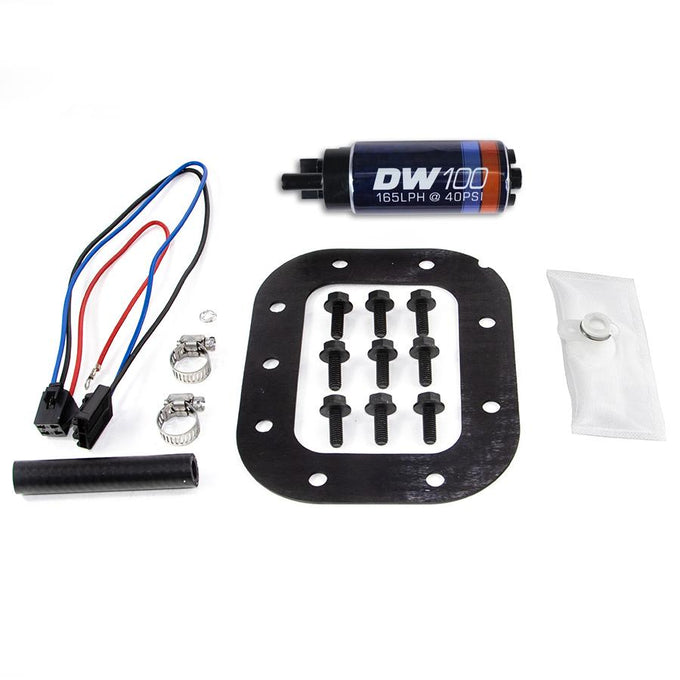 DW100 series, 165lph in-tank fuel pump w/ install kit<br>86-89 Chevy Corvette 5.7L OE Replacement