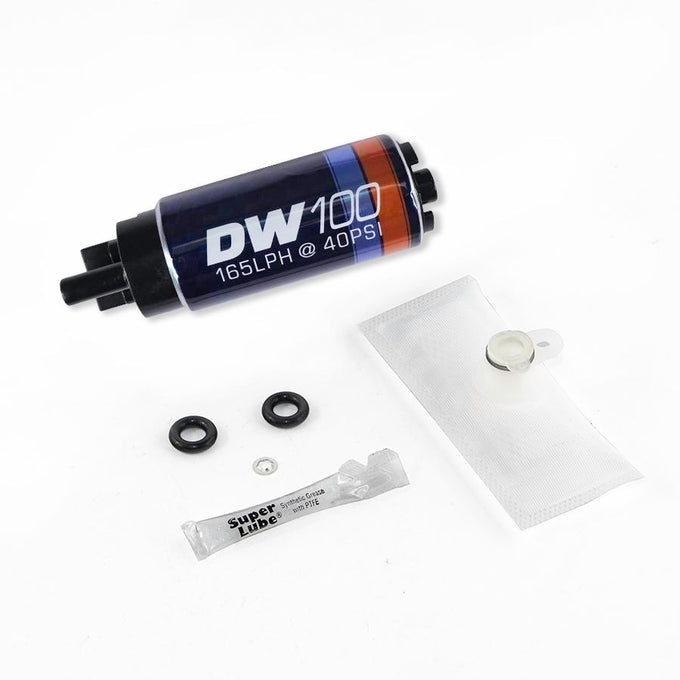 DW100 series, 165lph in-tank fuel pump w/ install kit<br>10-15 Kia Forte OE Replacement