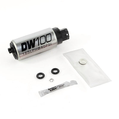DW100 series, 165lph in-tank fuel pump w/ install kit<br>06-11 Honda Civic Excludes Si OE Replacement