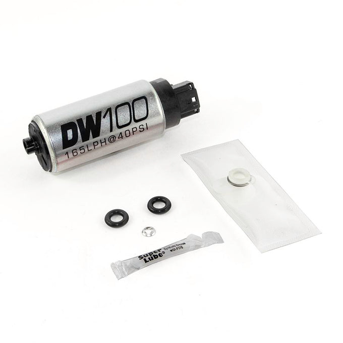 DW100 series, 165lph in-tank fuel pump w/ install kit<br>06-11 Honda Civic Excludes Si OE Replacement