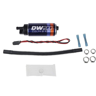 DW200 series, 255lph in-tank fuel pump w/ install kit<br>04-22 Harley Dyna/Softail/Low Rider/Night Rod/Street Bob