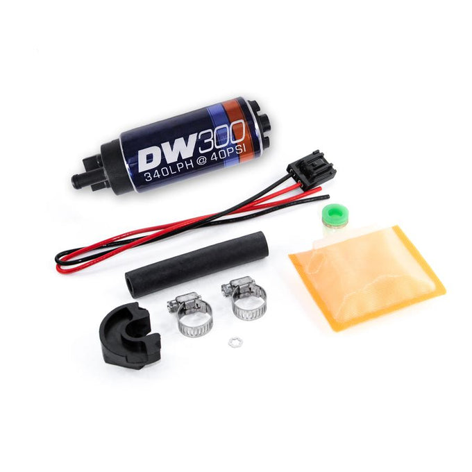 DW300 series, 340lph in-tank fuel pump w/ install kit<br>89-94 Nissan 240sx, 89-93 Nissan Skyline R32 Non-GTR
