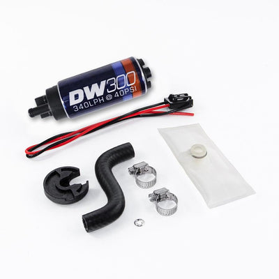 DW300 series, 340lph in-tank fuel pump w/ install kit<br>85-97 Ford Mustang