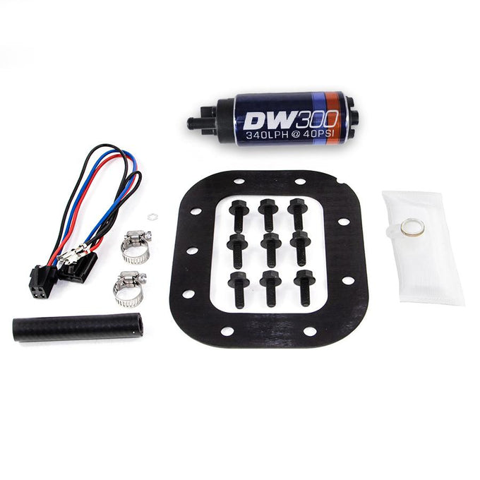 DW300 series, 340lph in-tank fuel pump w/ install kit<br>90-96 Chevy Corvette 5.7L exc ZR-1