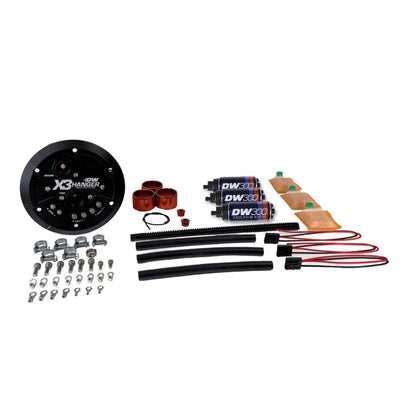 X3 Series Fuel Pump Hanger w/ Triple DW300 Fuel Pumps<br>99-04 Ford F150 Lightning