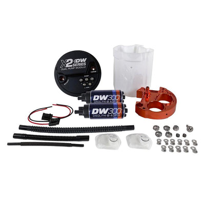 X2 Series Fuel Pump Module with Dual DW300 Pumps<br>05-21 Subaru WRX STI, Forester, Legacy, Impreza