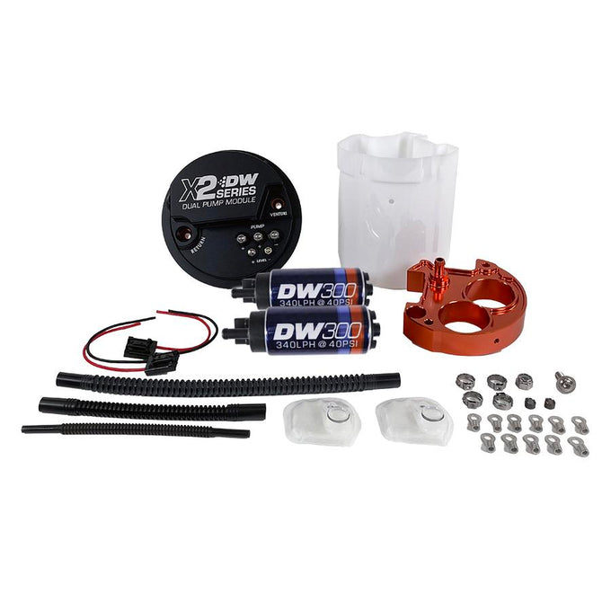 X2 Series Fuel Pump Module with Dual DW300 Pumps<br>05-21 Subaru WRX STI, Forester, Legacy, Impreza