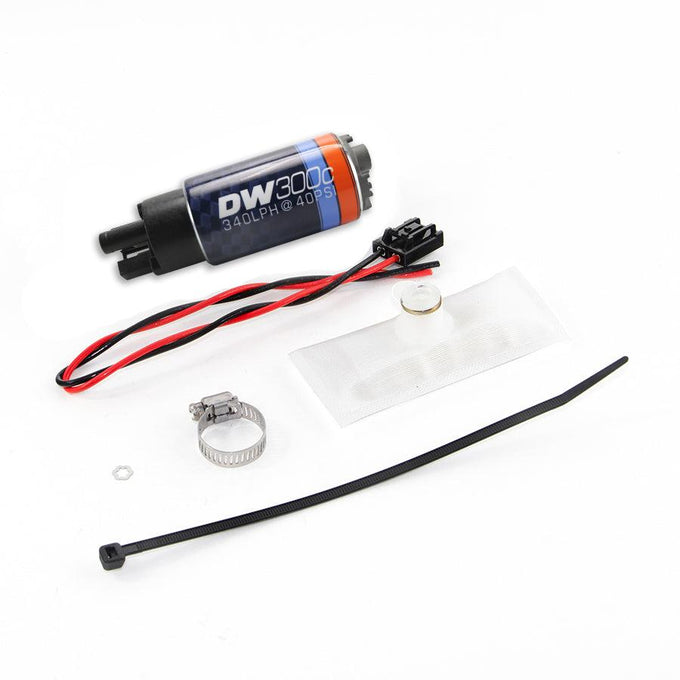 DW300C series, 340lph compact fuel pump w /Install Kit<br>88-91 BMW E30 325i 325ix 325is M3