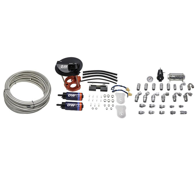 X2 Pump Module w/DW400 Fuel Pumps & PTFE Return Kit<br>16-24 Cadillac CTS-V/ATS-V, Chevy Camaro SS/ZL1
