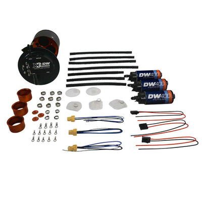 X3 Series Fuel Pump Module w/Triple DW400 Fuel Pumps<br>15-25 Ford F150 Coyote