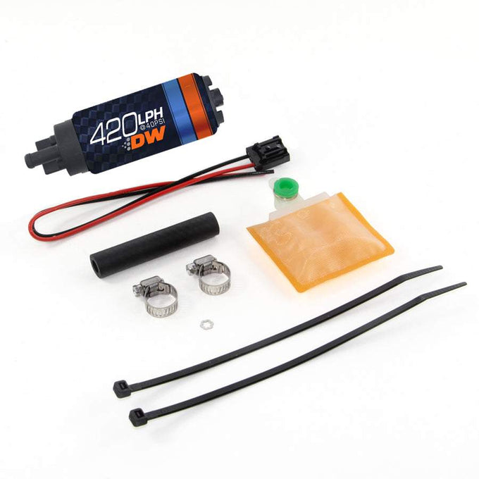 DW420 series, 420lph in-tank fuel pump w/ install kit<br>90-94 Mitsubishi Eclipse FWD