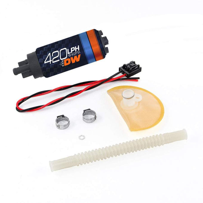 DW420 series, 420lph in-tank fuel pump w/ install kit<br>09-15 Nissan 370Z, 08-14 Infiniti G37