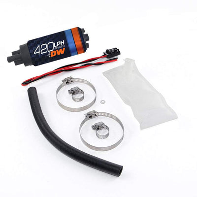 DW420 series, 420lph in-tank fuel pump w/ install kit<br>89-96 Nissan 300ZX Z32 exc 2+2, Skyline R32-34 GTR