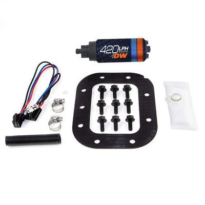 DW420 series, 420lph in-tank fuel pump w/ install kit<br>90-96 Chevy Corvette 5.7L exc ZR-1