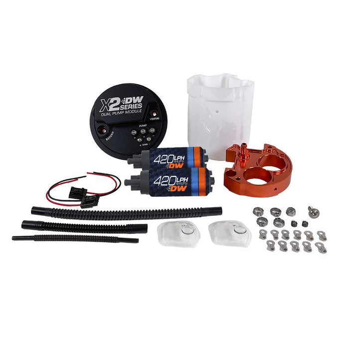 X2 Series Fuel Pump Module with Dual DW420 Pumps<br>08-21 Subaru WRX STI, Forester, 05-14 Legacy/Impreza