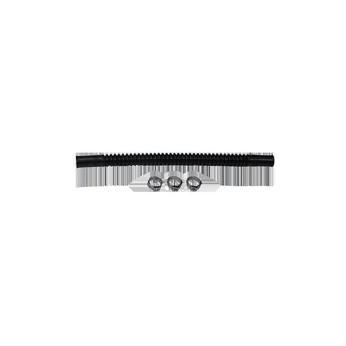 Convoluted Tubing<br>200mm Length x 8mm ID Side 1 x 8mm ID Side 2, Black