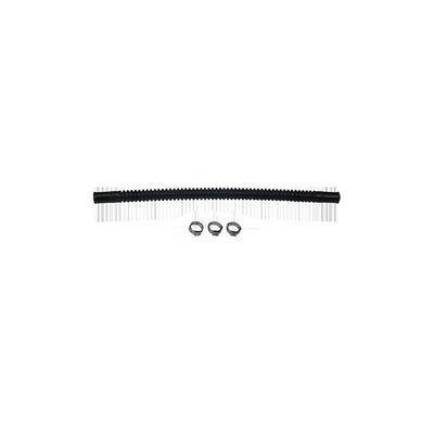 Special Convoluted Tubing<br>230mm Length x 8mm ID Side 1 x 10mm ID Side 2, Black