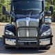 Steel Front Bumper Grille Deer Guard+Brackets <br>22-24 Kenworth T680 Black