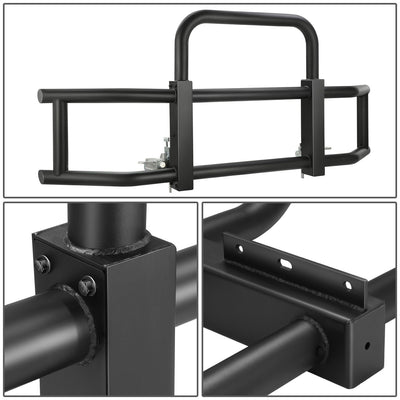 Front Bumper Grille Deer Guard+Brackets <br>04-17 Volvo VNL 430 630 670 Black