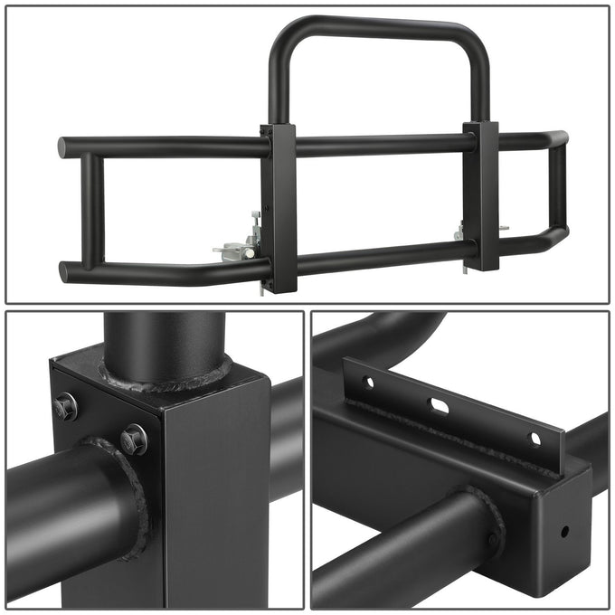 Front Bumper Grille Deer Guard+Brackets <br>04-17 Volvo VNL 430 630 670 Black