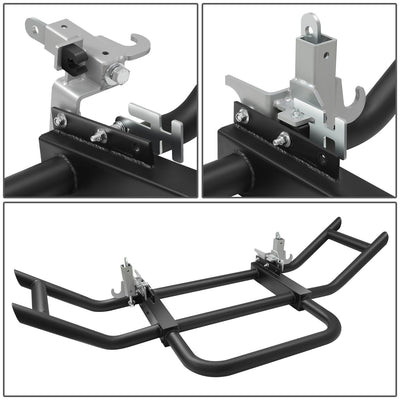 Front Bumper Grille Deer Guard+Brackets <br>04-17 Volvo VNL 430 630 670 Black