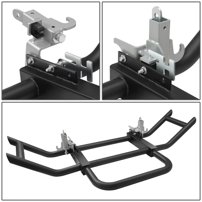 Front Bumper Grille Deer Guard+Brackets <br>04-17 Volvo VNL 430 630 670 Black