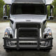 Front Bumper Grille Deer Guard+Brackets <br>04-17 Volvo VNL 430 630 670 Black