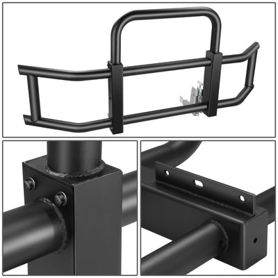 Front Bumper Grille Deer Guard+Brackets <br>08-16 International ProStar Black