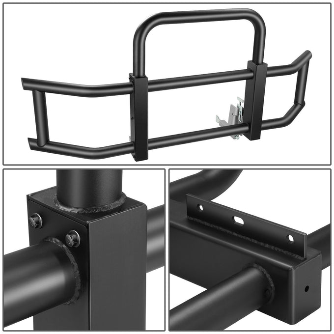 Front Bumper Grille Deer Guard+Brackets <br>08-16 International ProStar Black