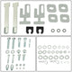 Front Bumper Grille Deer Guard+Brackets <br>08-16 International ProStar Black