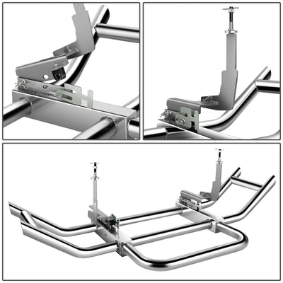 Front Bumper Grille Deer Guard+Brackets <br>18-23 Freightliner Cascadia Chrome