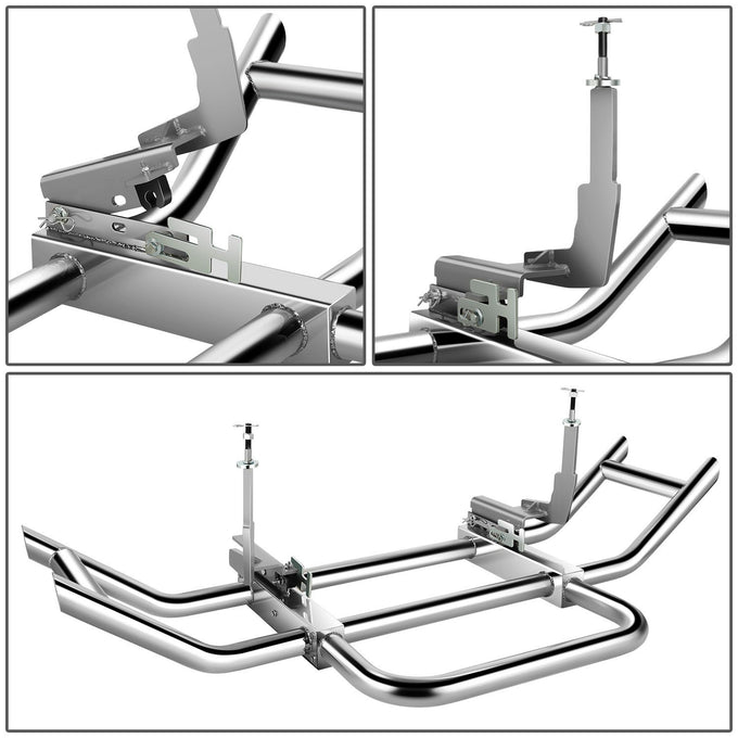 Front Bumper Grille Deer Guard+Brackets <br>18-23 Freightliner Cascadia Chrome