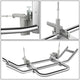 Front Bumper Grille Deer Guard+Brackets <br>08-17 Freightliner Cascadia Chrome