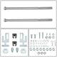 Front Bumper Grille Deer Guard+Brackets <br>08-17 Freightliner Cascadia Chrome
