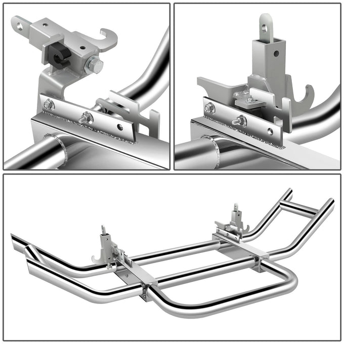 Front Bumper Grille Deer Guard+Brackets <br>04-17 Volvo VNL 430 630 670 Chrome