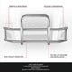 Heavy-Duty Front Bumper Grille Deer Guard+Brackets <br>18-25 Volvo VNL Chrome