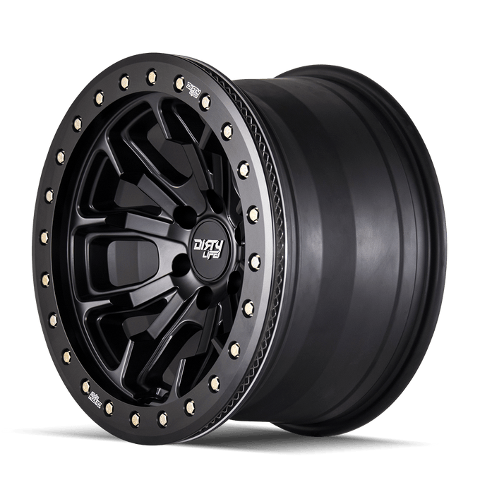 Dt-1 9303 17x9 in Satin Black Wheel <br> 5x127 Bolt Pattern / -12mm Offset / 78.1mm Hub
