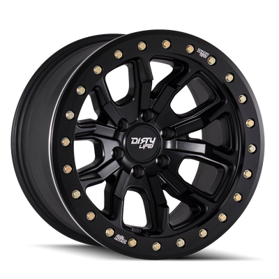 Dt-1 9303 17x9 in Satin Black Wheel <br> 5x127 Bolt Pattern / -38mm Offset / 78.1mm Hub