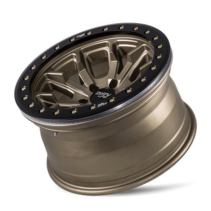Dt-1 9303 17x9 in Satin Bronze Wheel <br> 5x127 Bolt Pattern / -12mm Offset / 78.1mm Hub