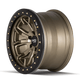 Dt-1 9303 17x9 in Satin Bronze Wheel <br> 5x127 Bolt Pattern / -12mm Offset / 78.1mm Hub
