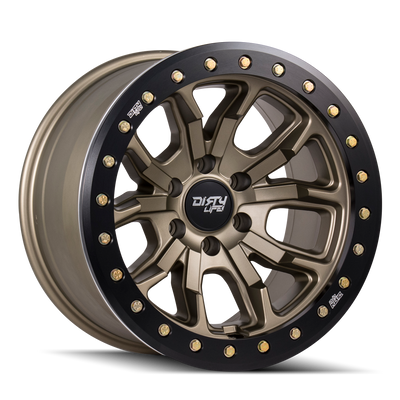 Dt-1 9303 17x9 in Satin Bronze Wheel <br> 5x127 Bolt Pattern / -38mm Offset / 78.1mm Hub