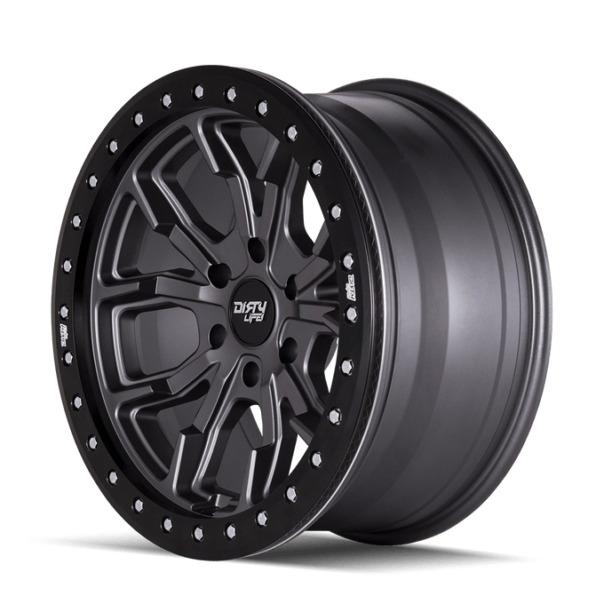 Dt-1 9303 17x9 in Satin Gunmetal Wheel <br> 5x127 Bolt Pattern / -12mm Offset / 78.1mm Hub