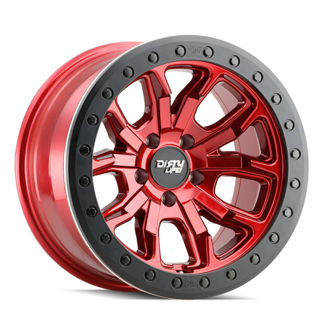 Dt-1 9303 17x9 in Crimson Candy Red Wheel <br> 5x127 Bolt Pattern / -12mm Offset / 78.1mm Hub